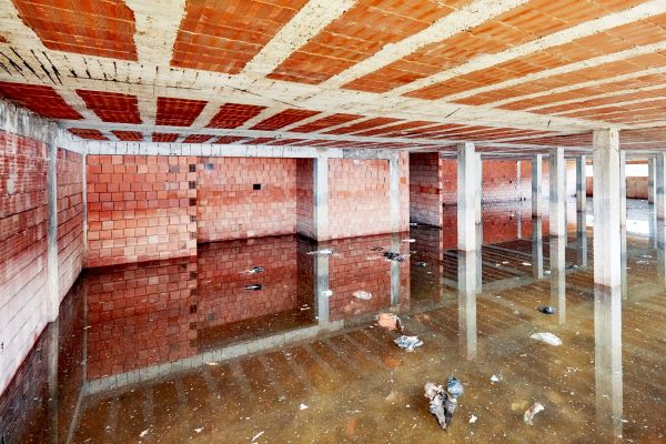 Basement Flood Remediation in Howell
